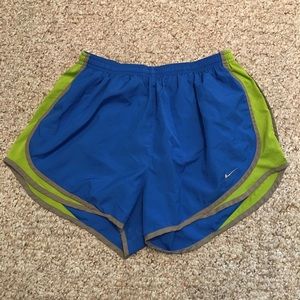 NIKE blue and green shorts!!