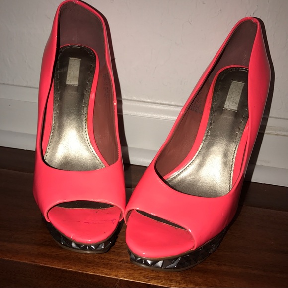 Neon peep toe Rachel heels! Show stoppers 👌 - Picture 3 of 4