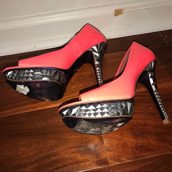 Neon peep toe Rachel heels! Show stoppers 👌 - Picture 4 of 4