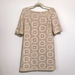 Jessica Howard Crochet Shift Dress