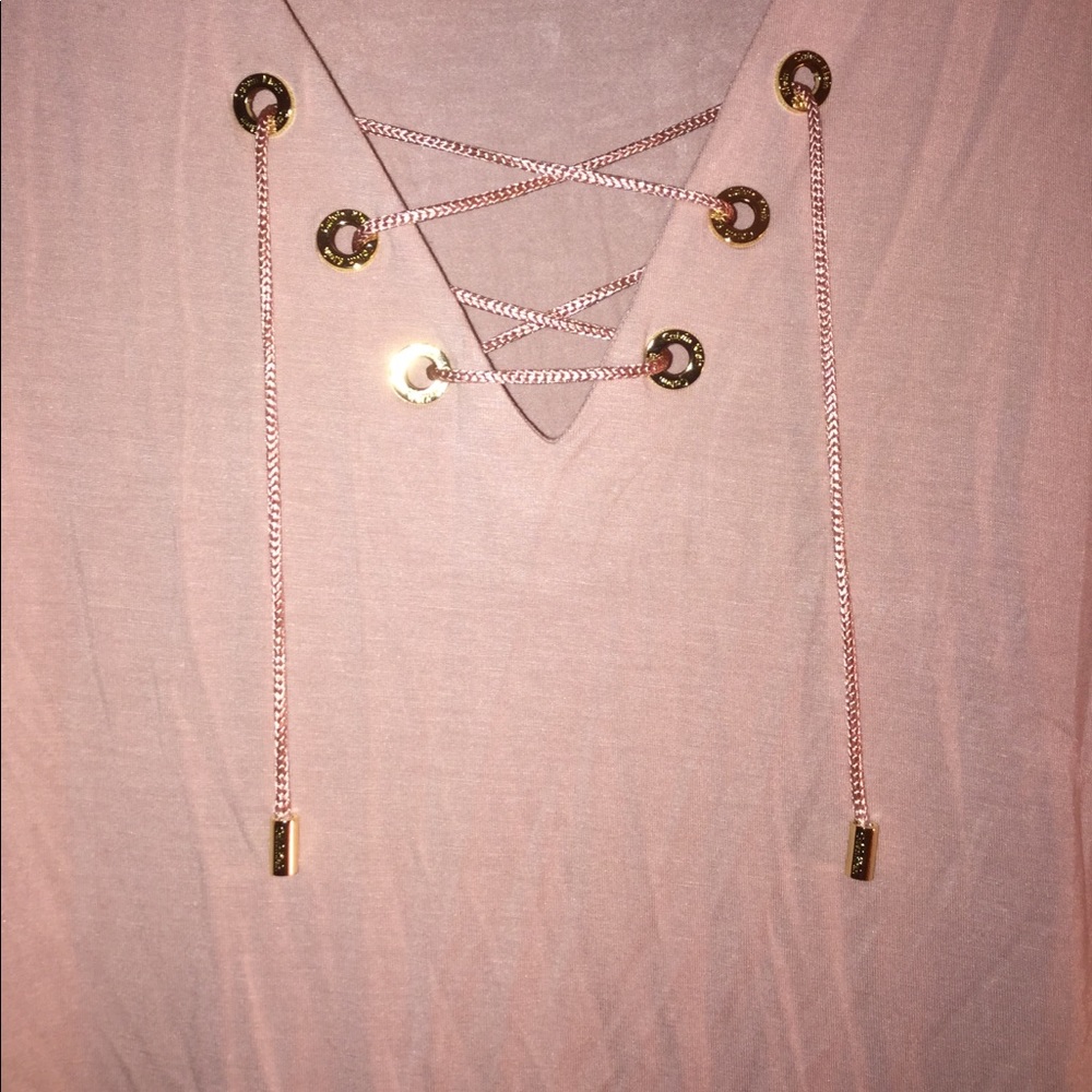 Calvin Klein Blush Oversized Top (Medium)