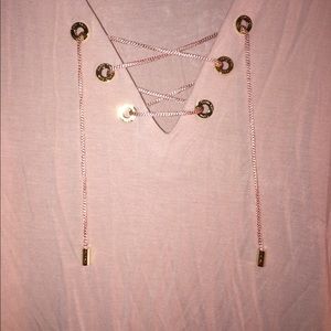 Calvin Klein Blush Oversized Top (Medium)