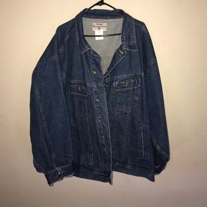 Oversized jean jacket