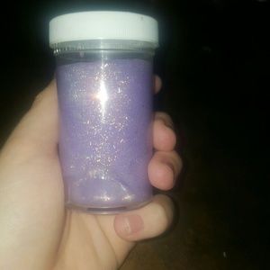 Putty purple slime with glitters