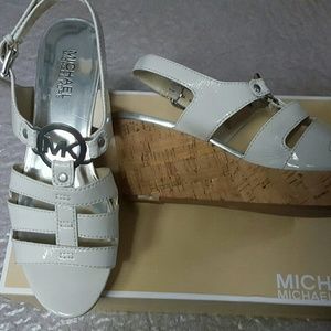 Michael kors Nash Sling back wedge sandals