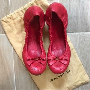 Louis Vuitton Leather Elba Ballerina Flats