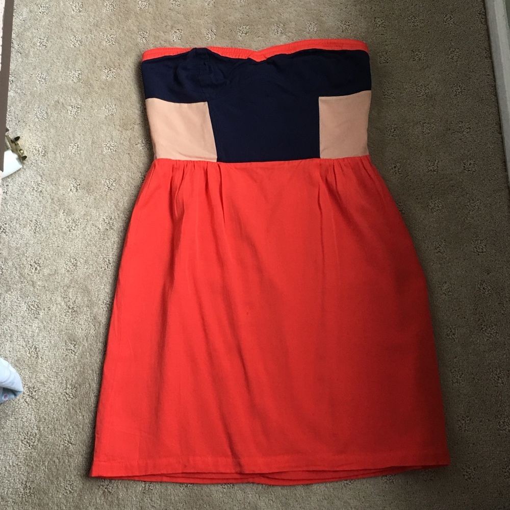 Strapless Sparkle & Fade dress