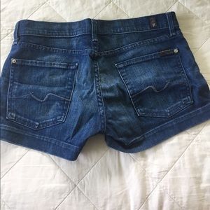 seven for all mankind Jean shorts
