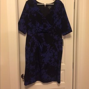 Purple and black Adrianna Papell dress
