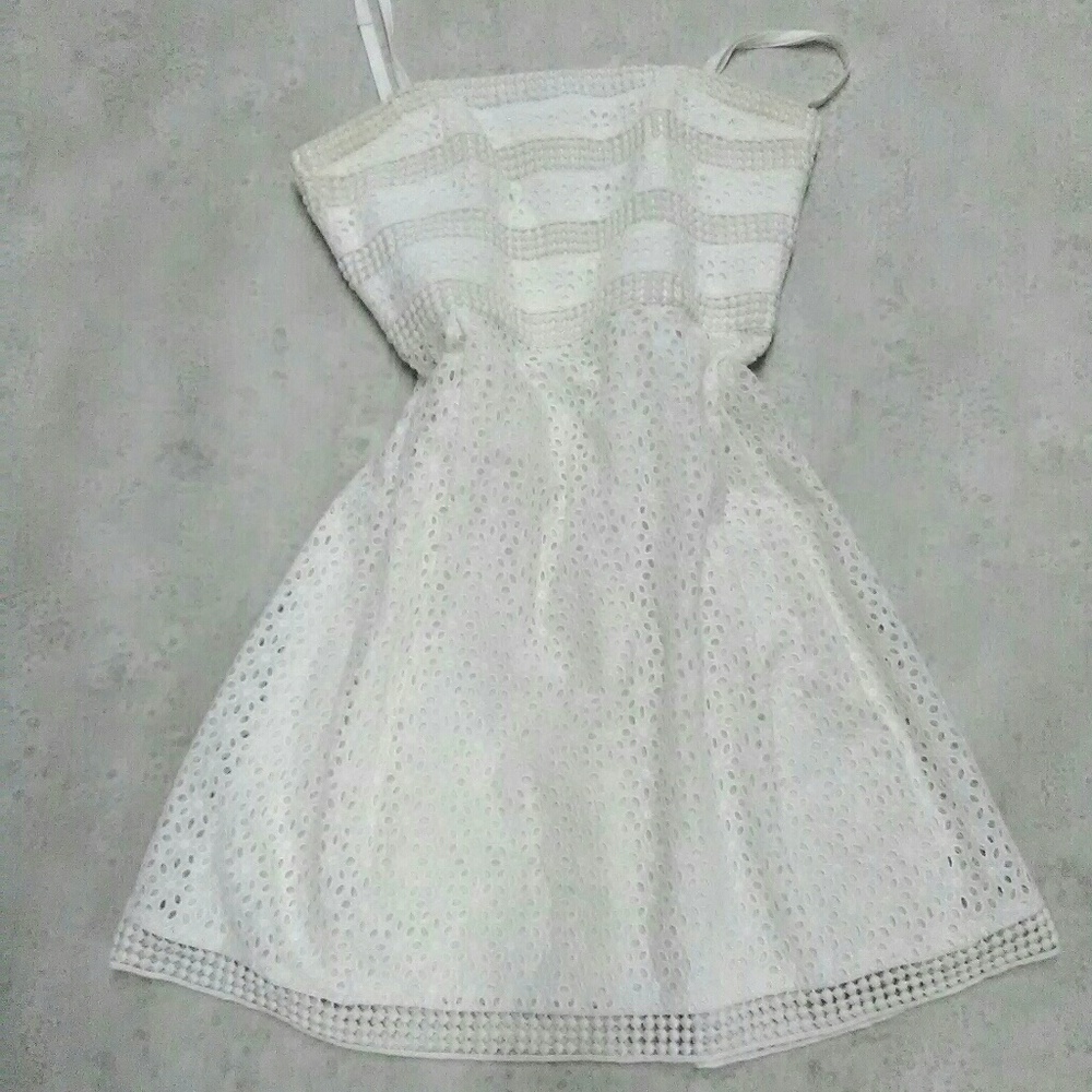 Laundry lace eyelet dress