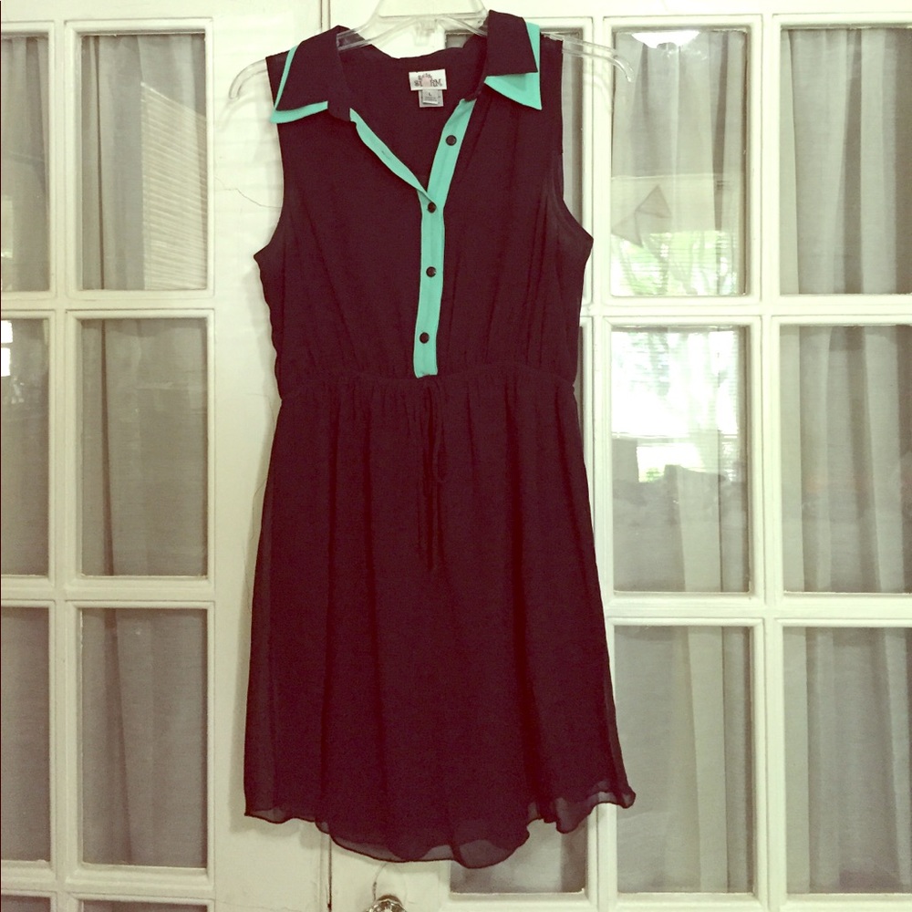 Navy blue dress