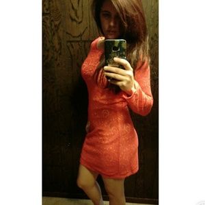 Long sleeve lace dress