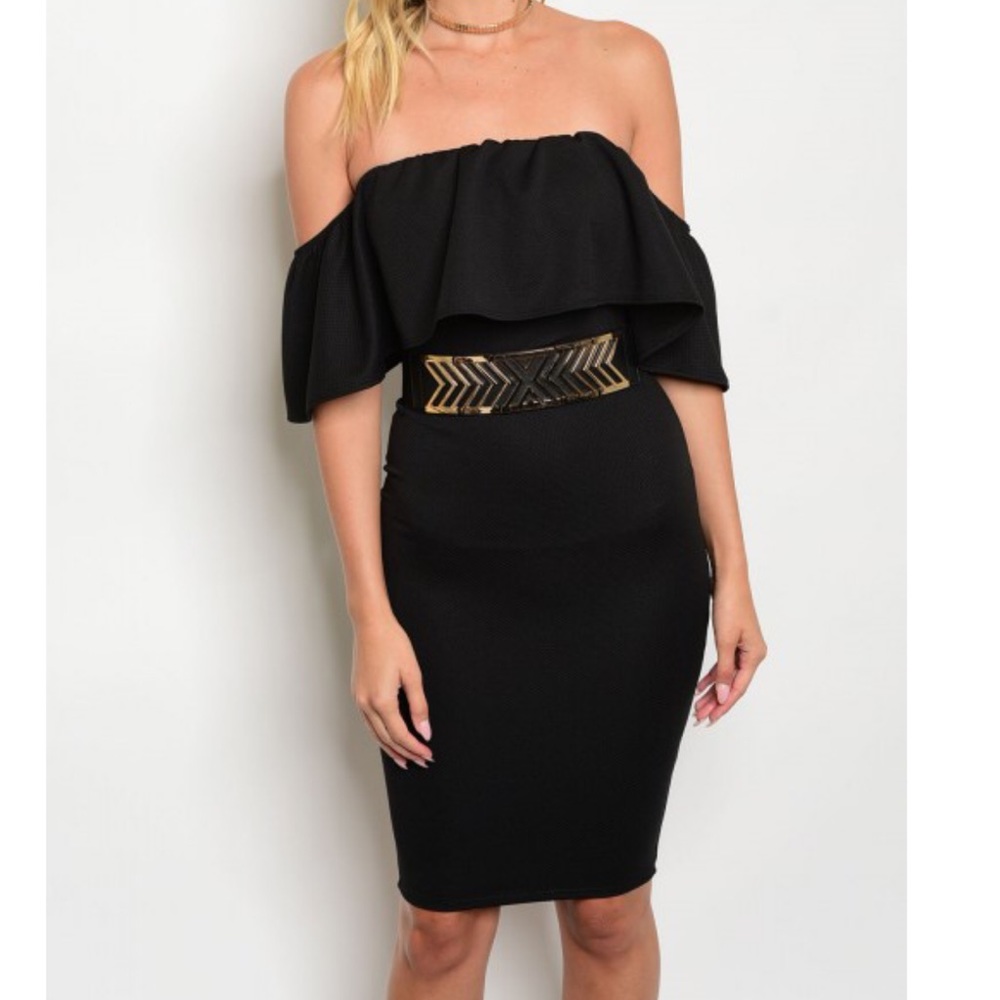 🔥Fitted LBD with detachable belt