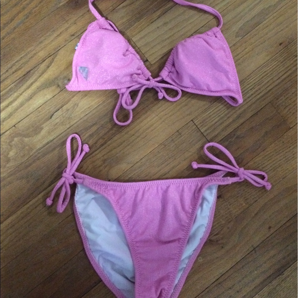NWOT Roxy Pink Bikini