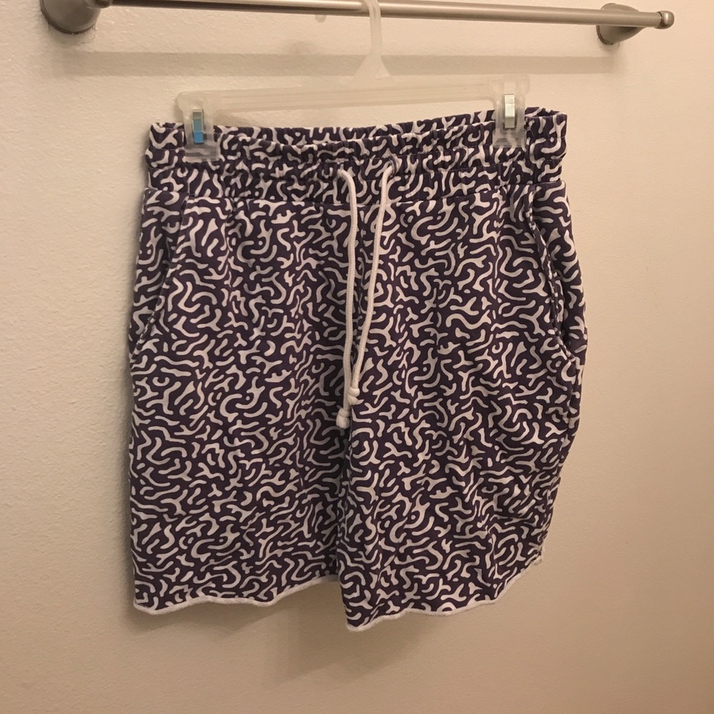 Purple pattern shorts