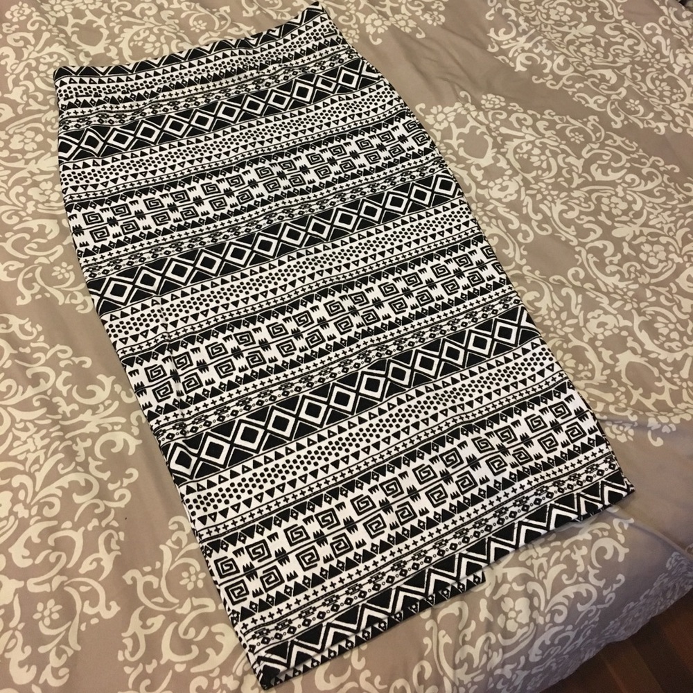 High waisted skirt