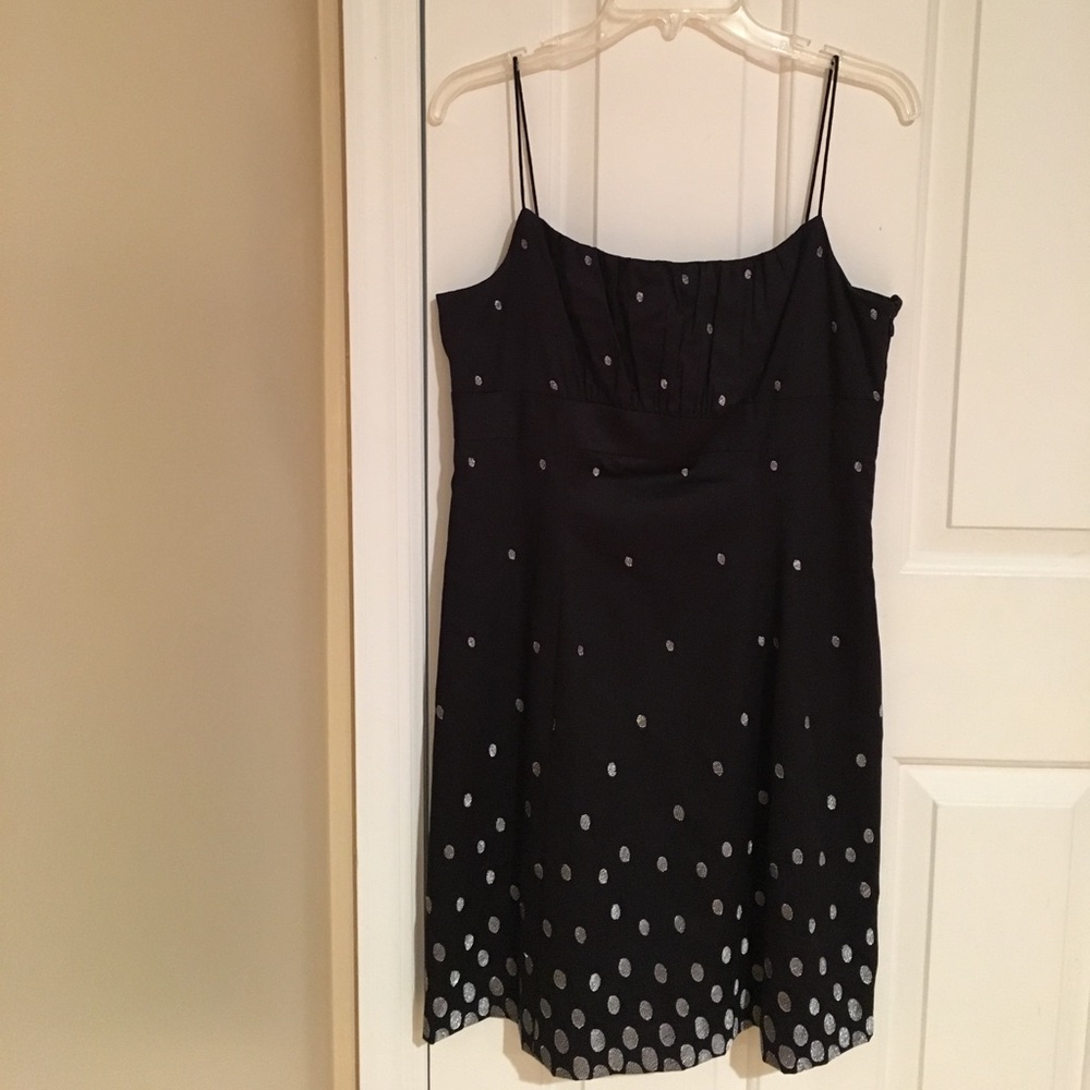 Never worn❗️ Ann Taylor Navy w/ Silver Dress 10P