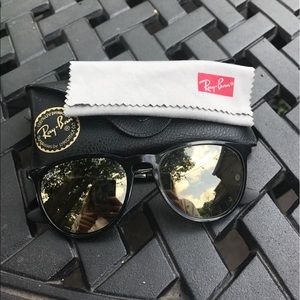 Black/Gold Erika Ray Ban Sunglasses