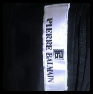 Double breasted dark gray plaid coat