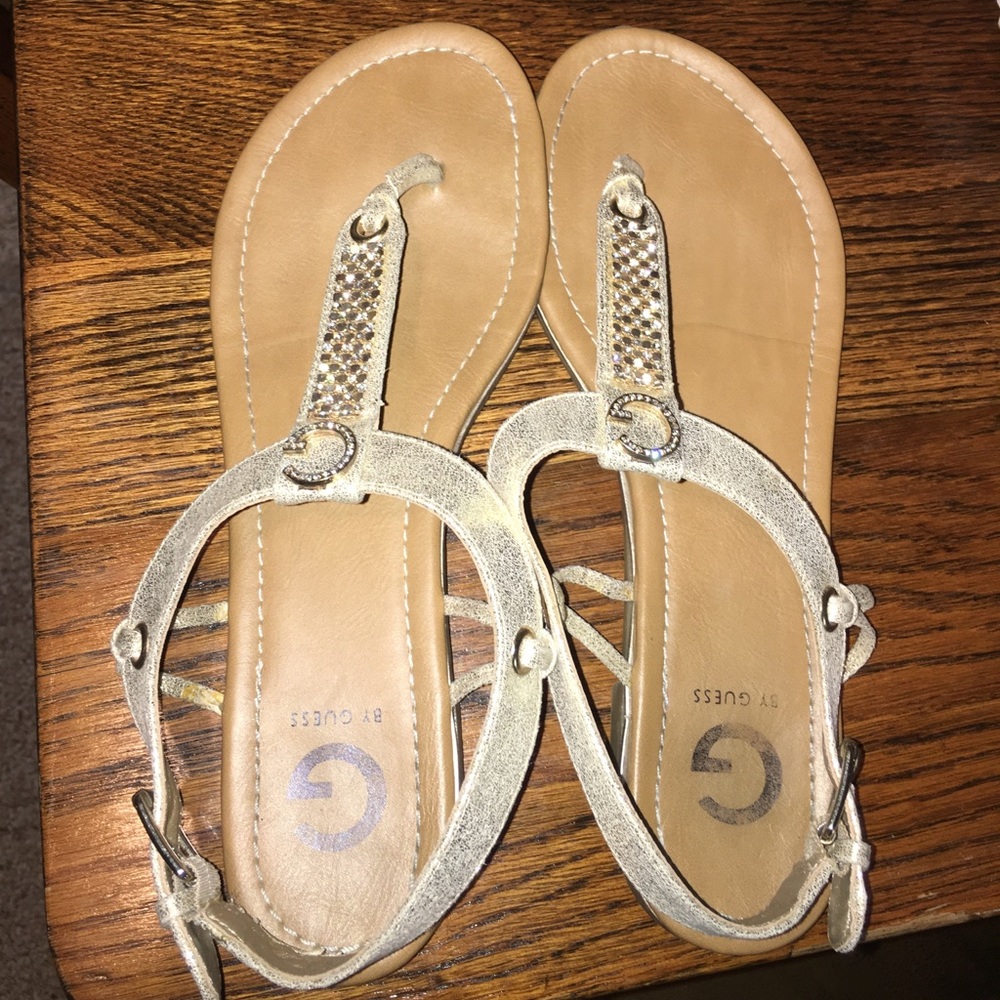 Gold sandals!