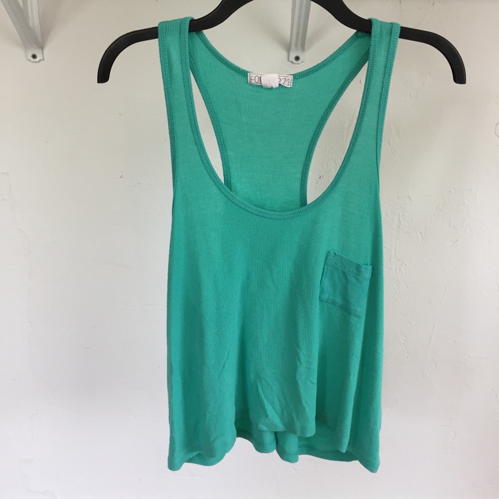 Adorable mint/teal tank top