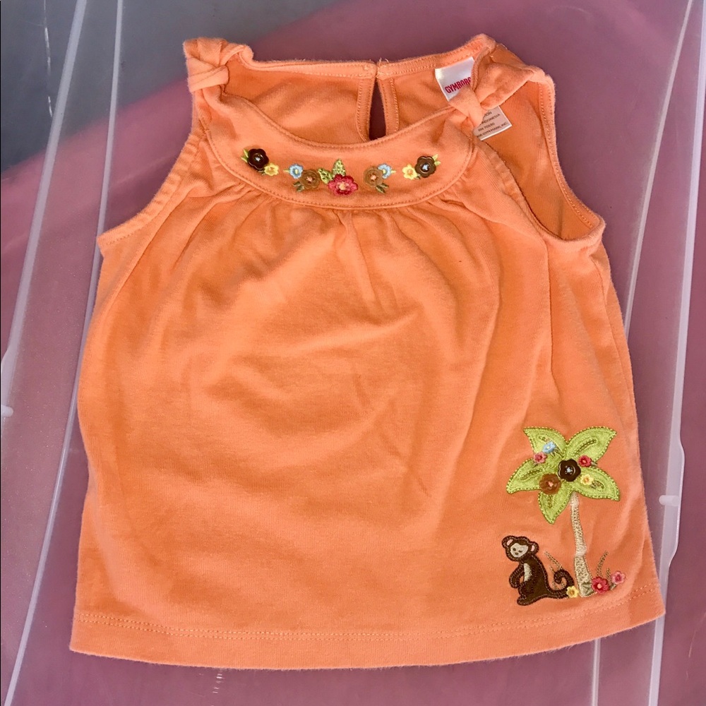 Gymboree 18-24m orange tank top