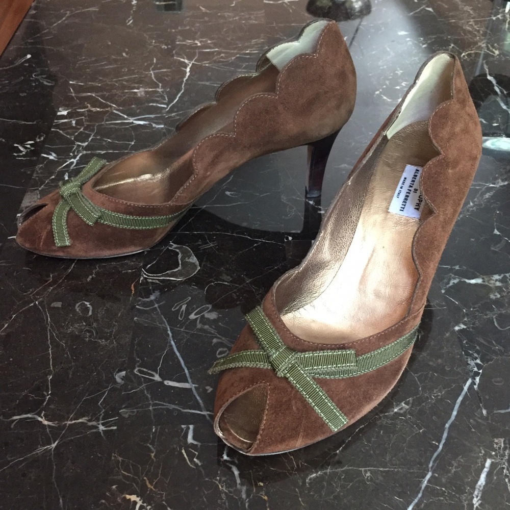 Philosophy di Alberta Ferretti peep toe pumps