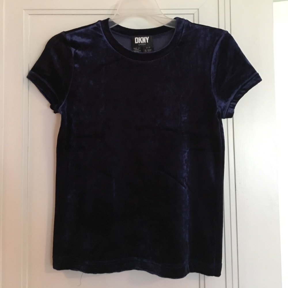 DKNY velvet blue tee