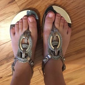 Mossimo metallic sandals