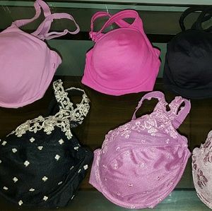 Wholesale lot of 8 high quality bra's