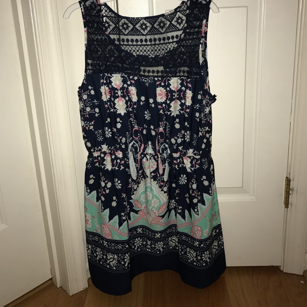 Navy spring/summer dress
