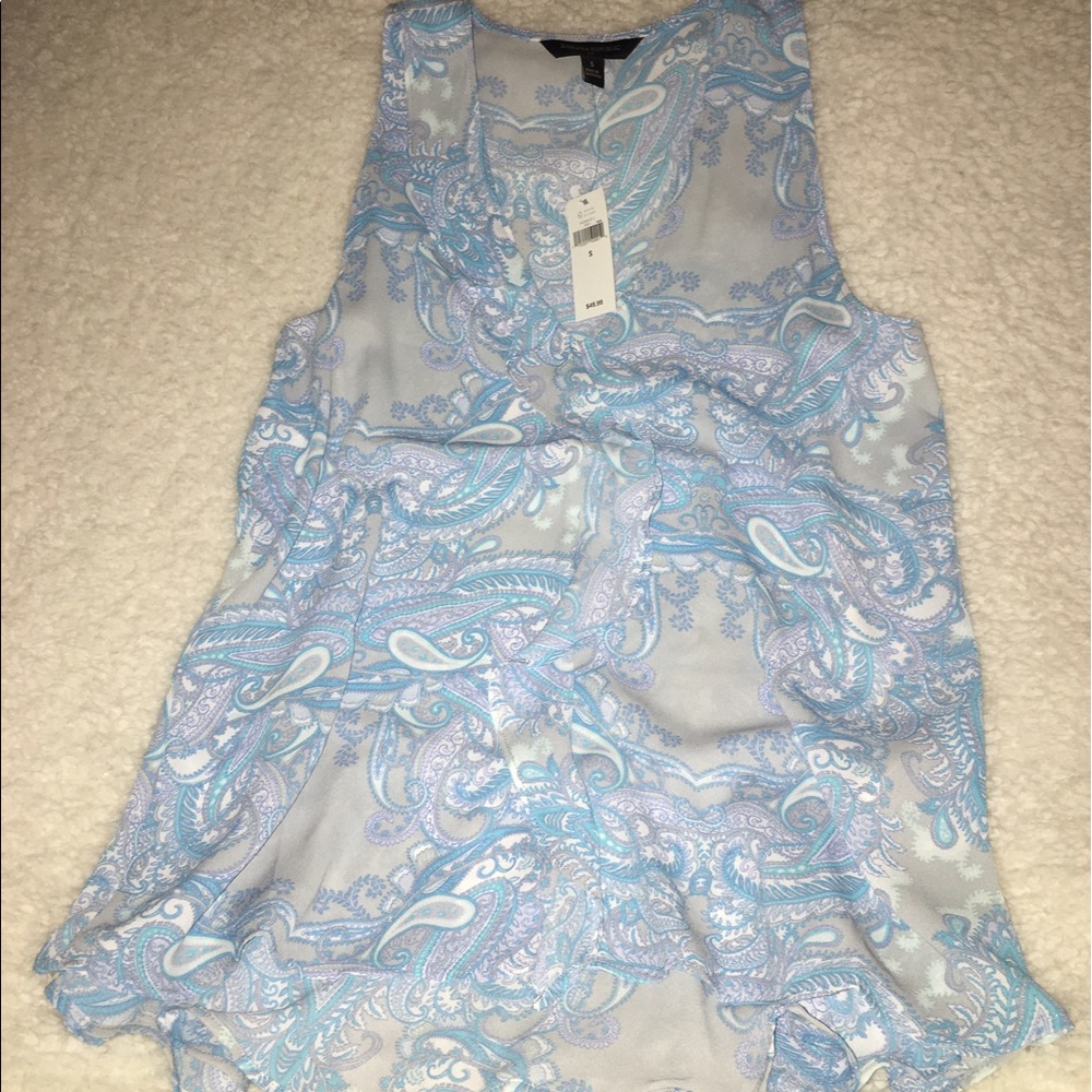 Paisley print tank top