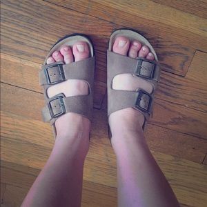 Birkenstock sandals!