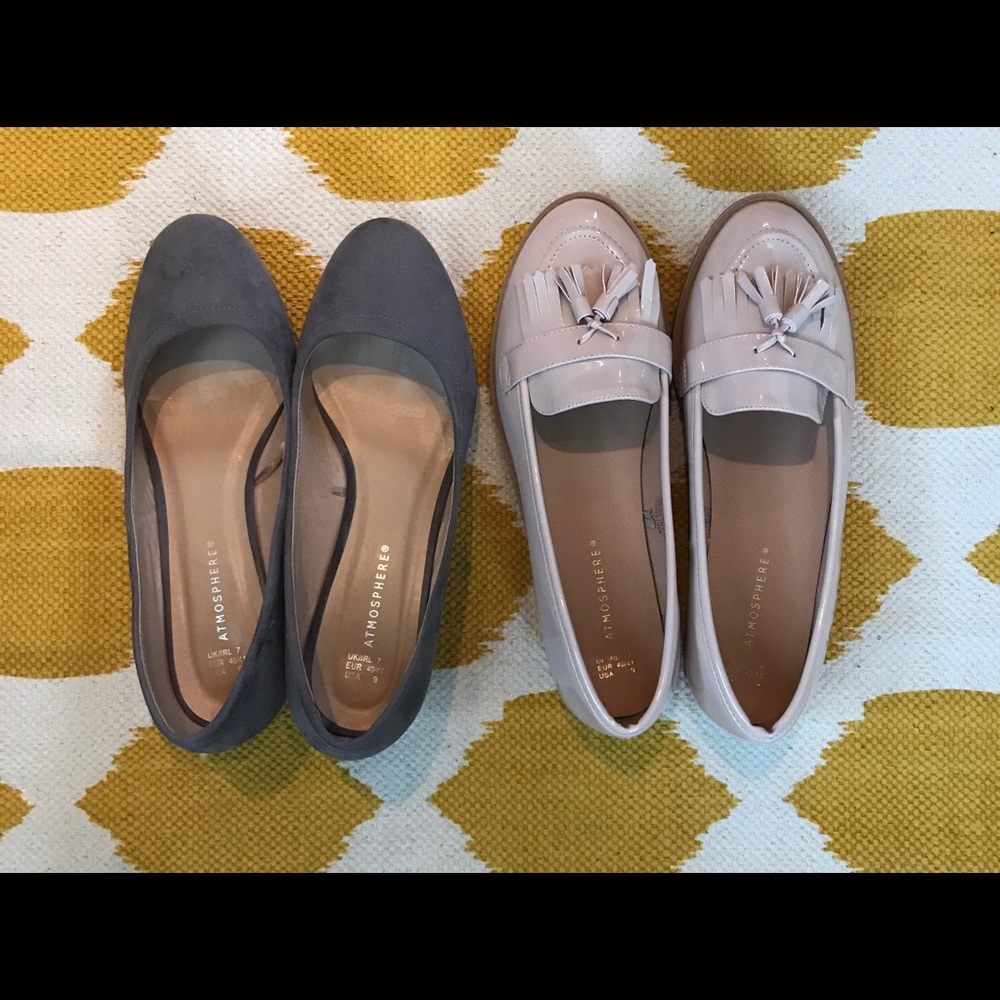 Loafers and block heels! 2 for $14