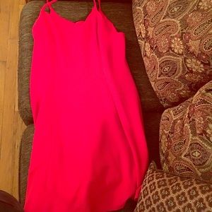 Red Forever 21 A line dress