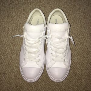 All white converses