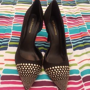 BCBG Black Studded Heels