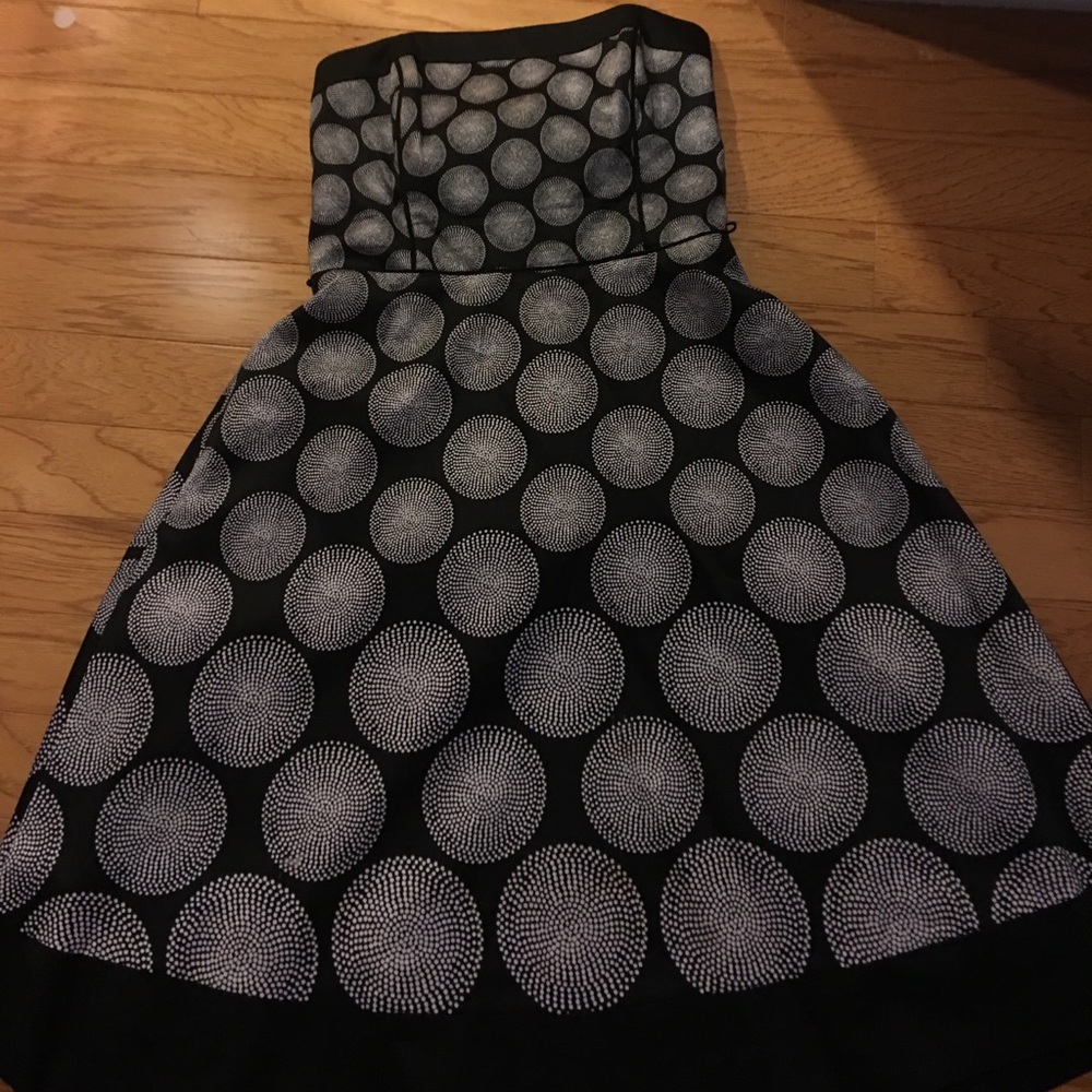 White House black market strapless dress