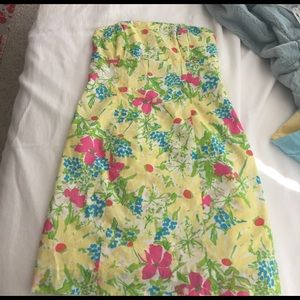 Cute strapless Lilly Pulitzer dress