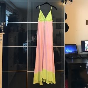 Silk Maxi Tie Dye Dress by Gypsy05