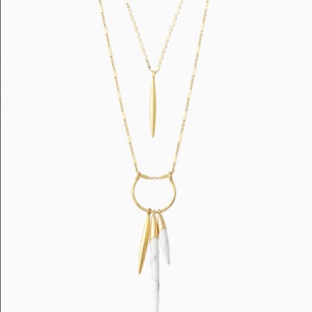 Stella and Dot Quill Layering Necklace