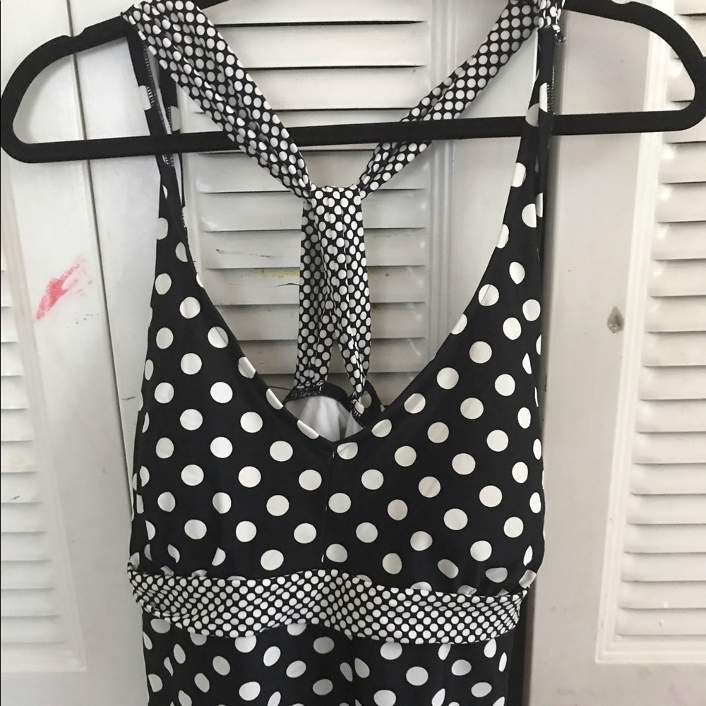 Pure Energy Polka Dot Bathing Suit Top