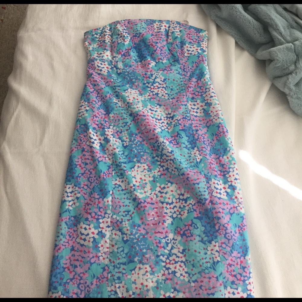Small blue flower Lilly Pulitzer dress