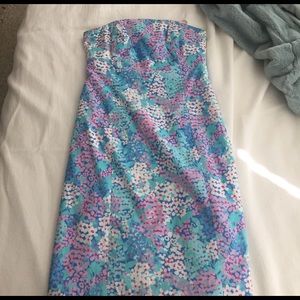 Small blue flower Lilly Pulitzer dress