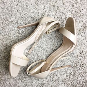 Nude Patent Leather Single Sole Heels