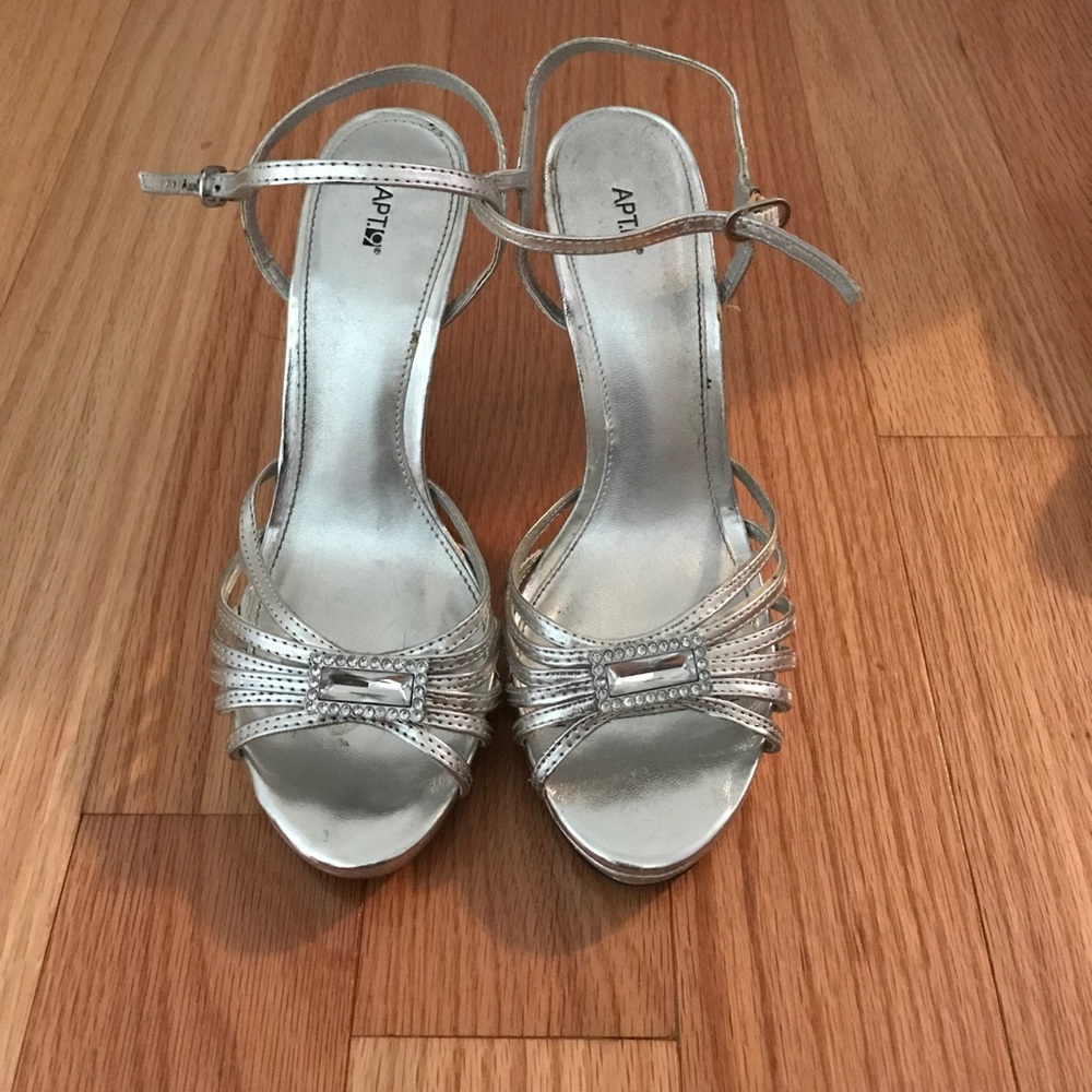 Silver heels