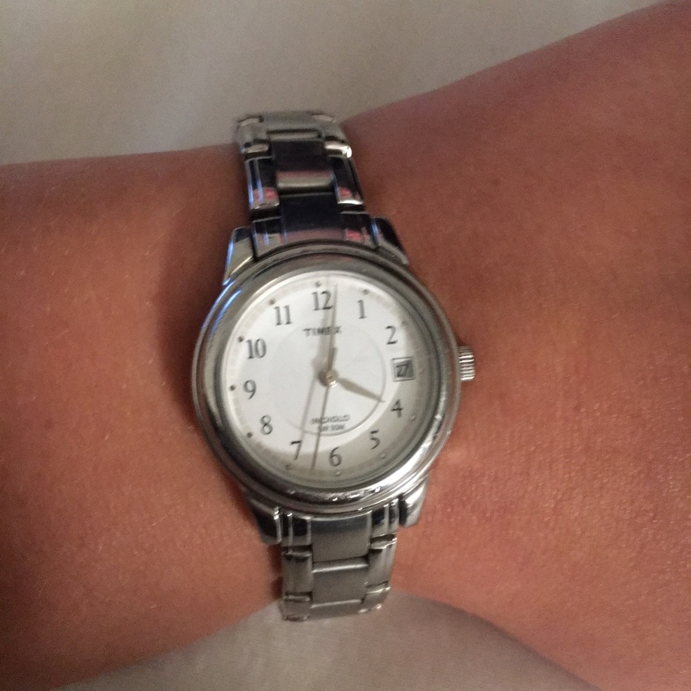 Silver Timex Watch