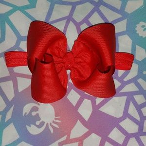 Baby Headband (Large Red Boutique Bow)
