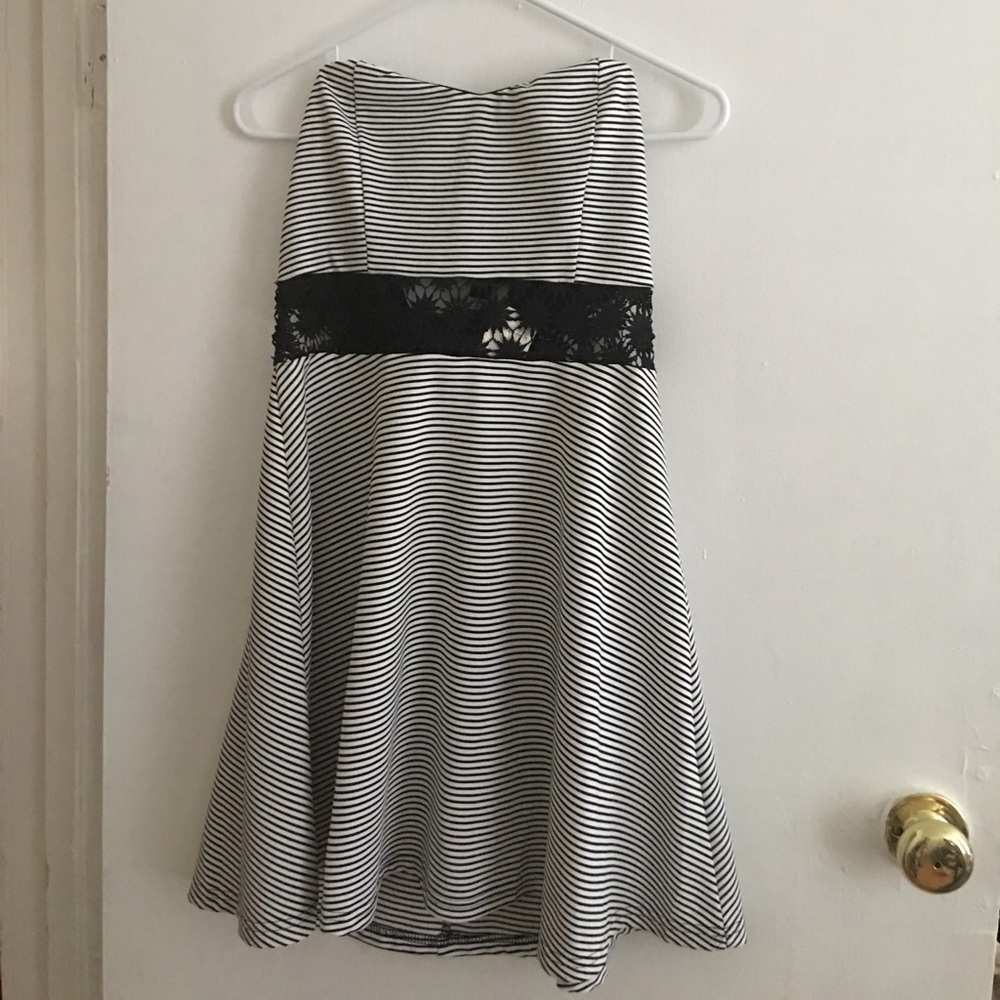 Juniors summer striped dress