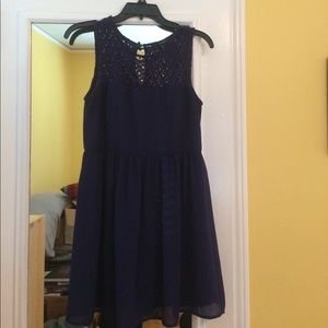 Navy blue dress